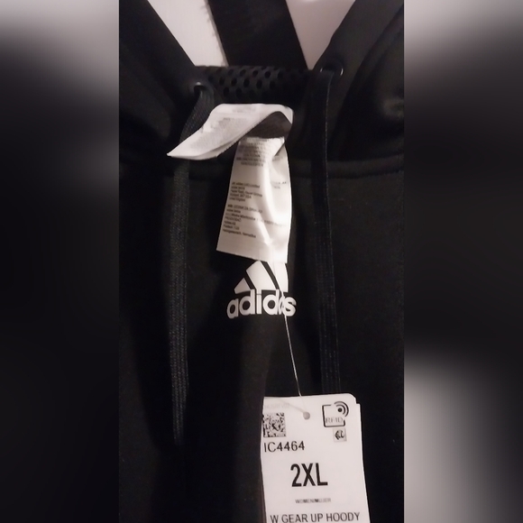 Black Adidas Hoodie 2xl - Picture 2 of 4